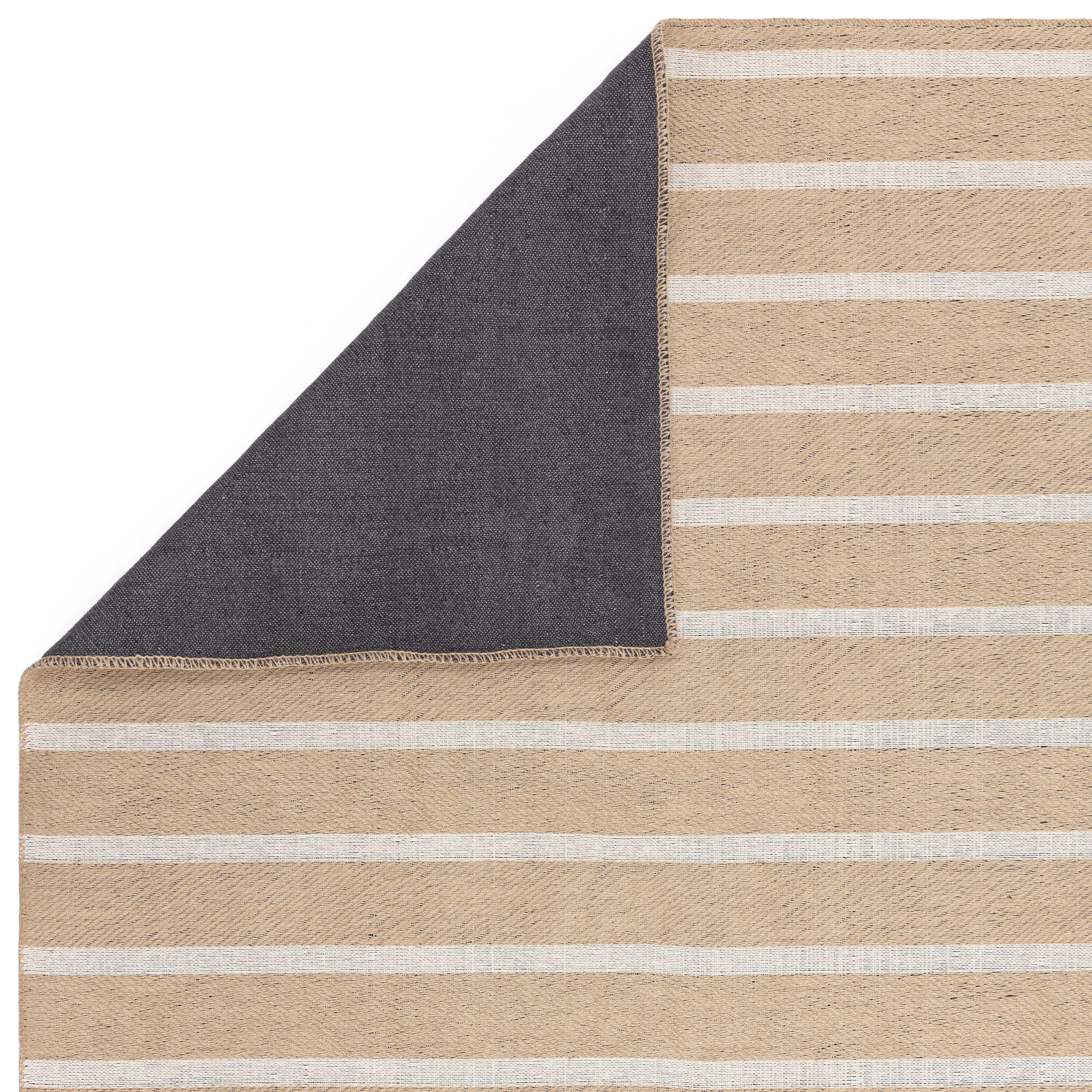 Alfombra moderna de yute y algodón STRIPPY