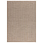 Tapis moderne en jute et coton TISSY