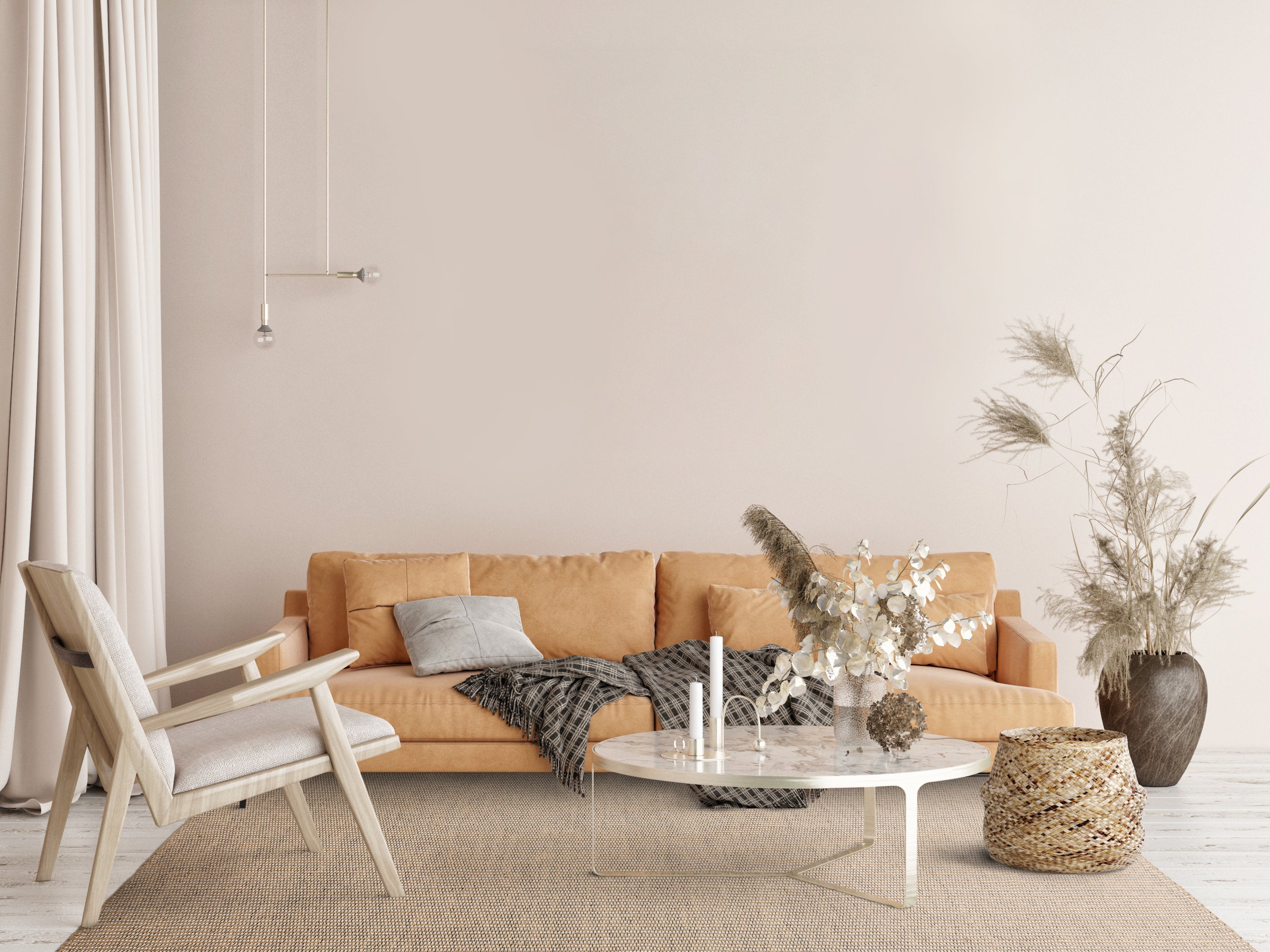 Modern Jute and Cotton Rug TISSY