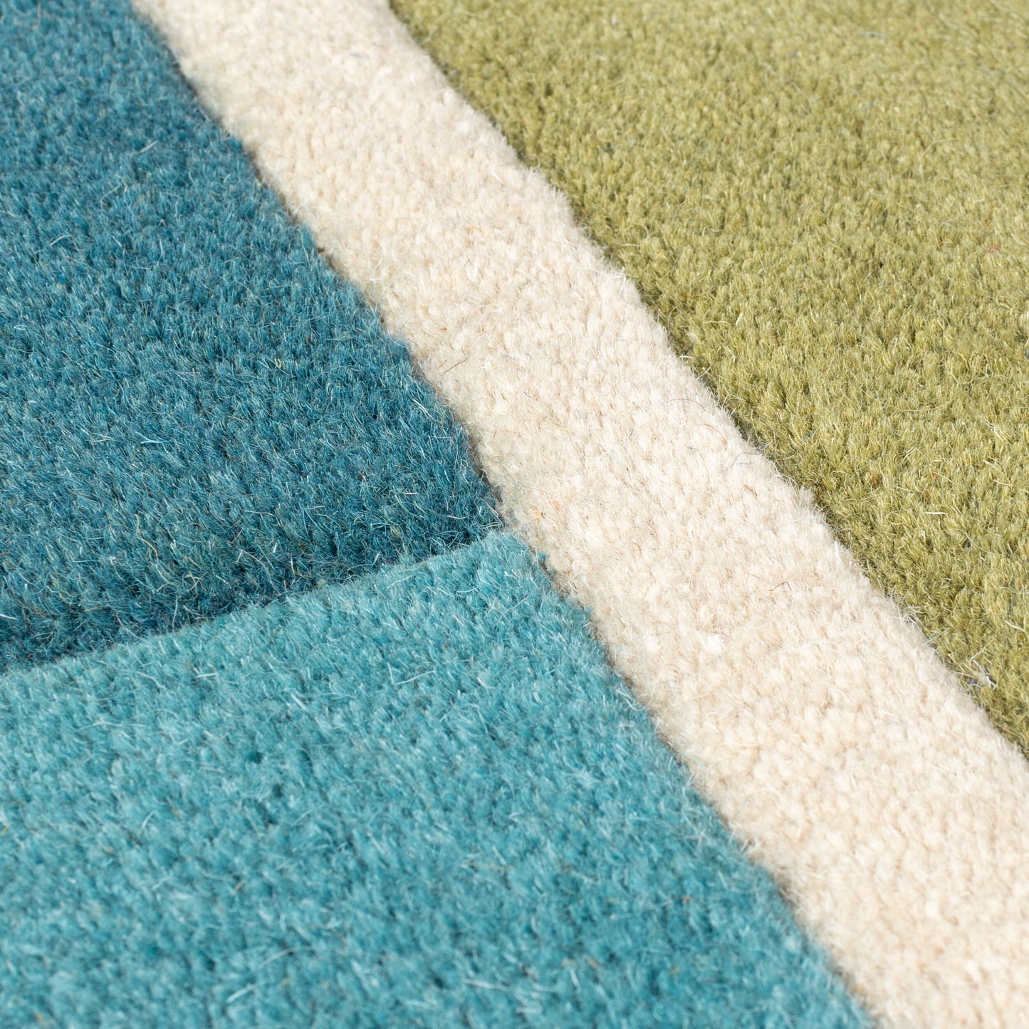 Tapis de salon moderne pure laine KEYO