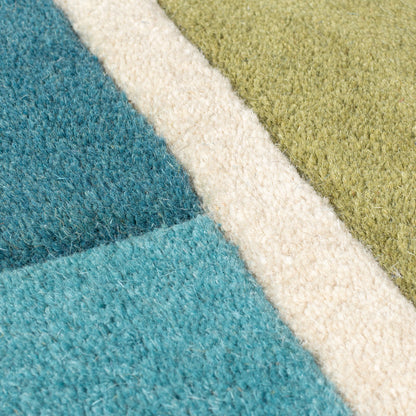 Tapis de salon moderne pure laine KEYO