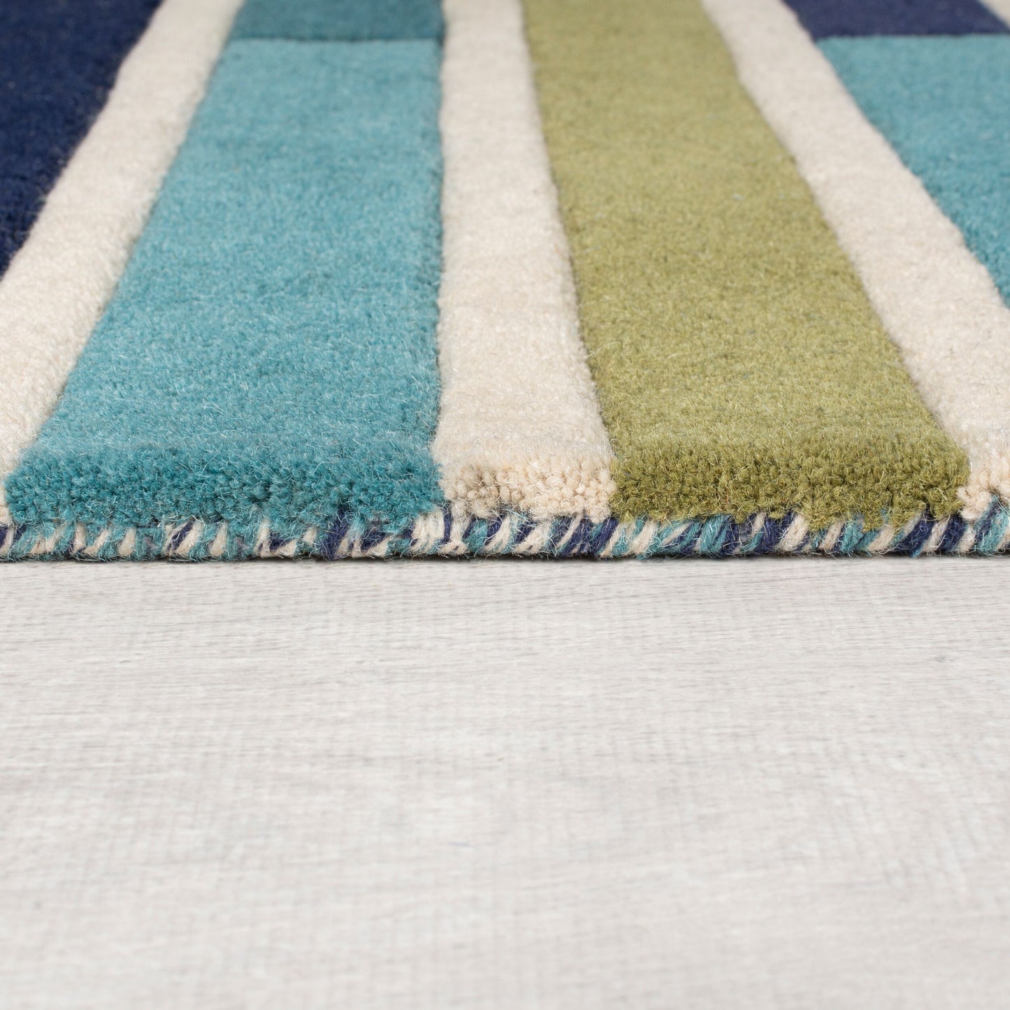 Tapis de salon moderne pure laine KEYO