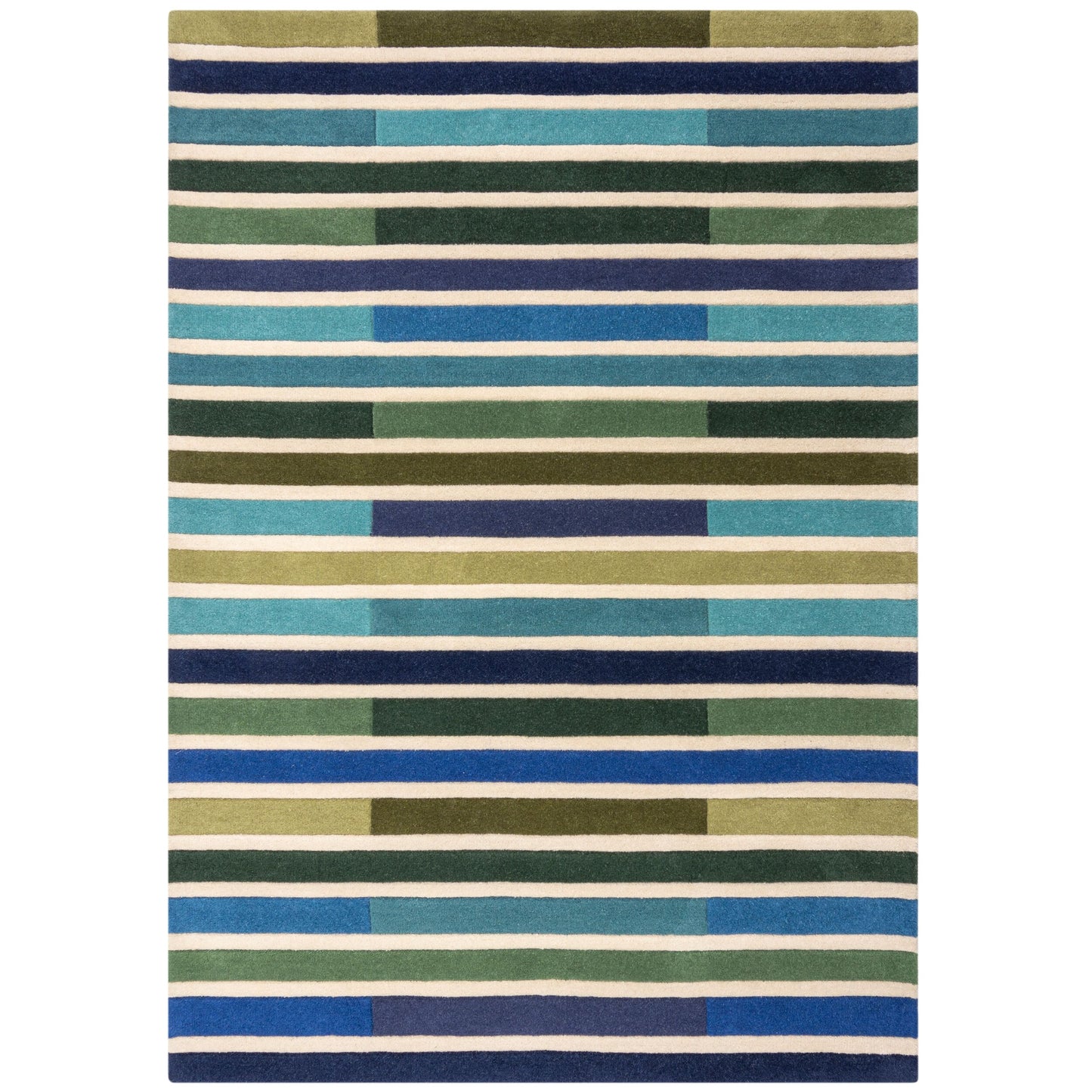 Tapis de salon moderne pure laine KEYO