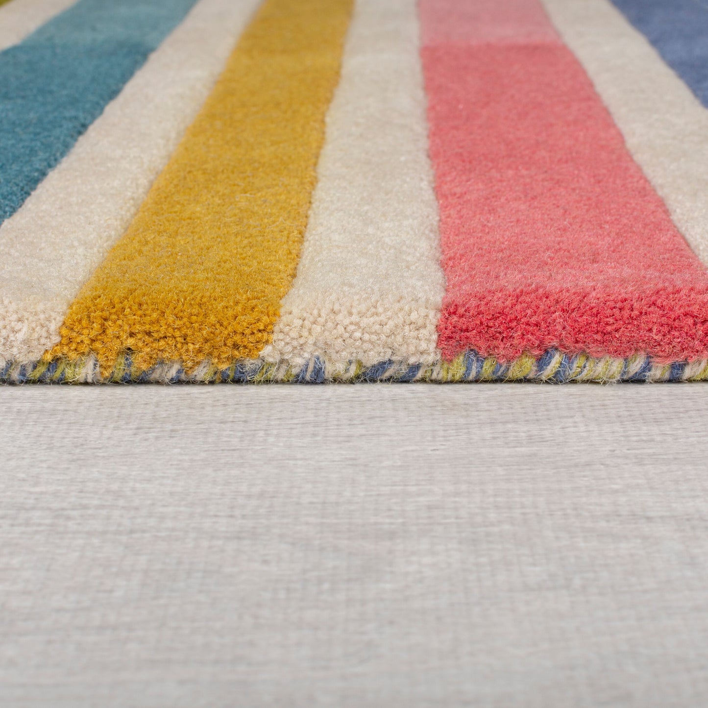 Tapis de salon moderne pure laine KEYO