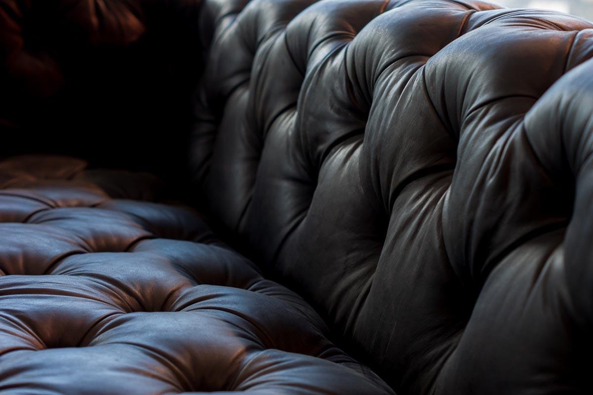 Canapé Chesterfield AVIATION BLACK - Novatrend 