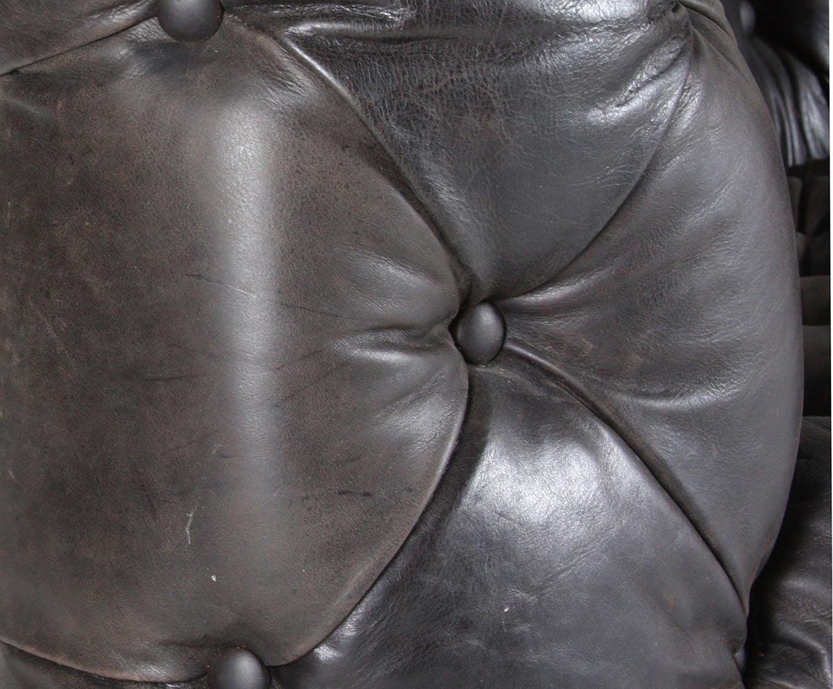 Canapé Chesterfield AVIATION BLACK - Novatrend 