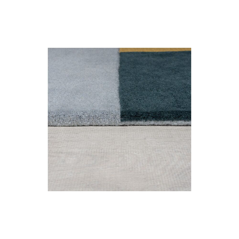 Alfombra de salón de pura lana WYLAN