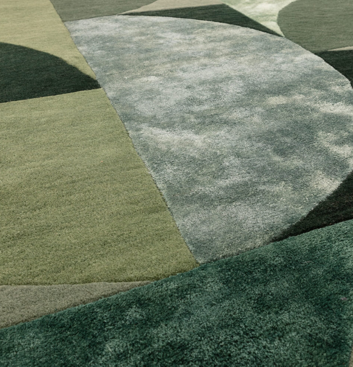 Tapis de salon moderne en laine LAVO
