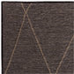 Tapis de salon moderne en jute BLUEBERRY