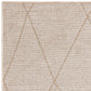Tapis de salon moderne en jute BLUEBERRY