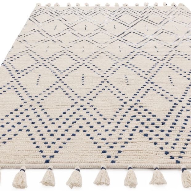 Tapis de salon pure laine style berbère NEJD