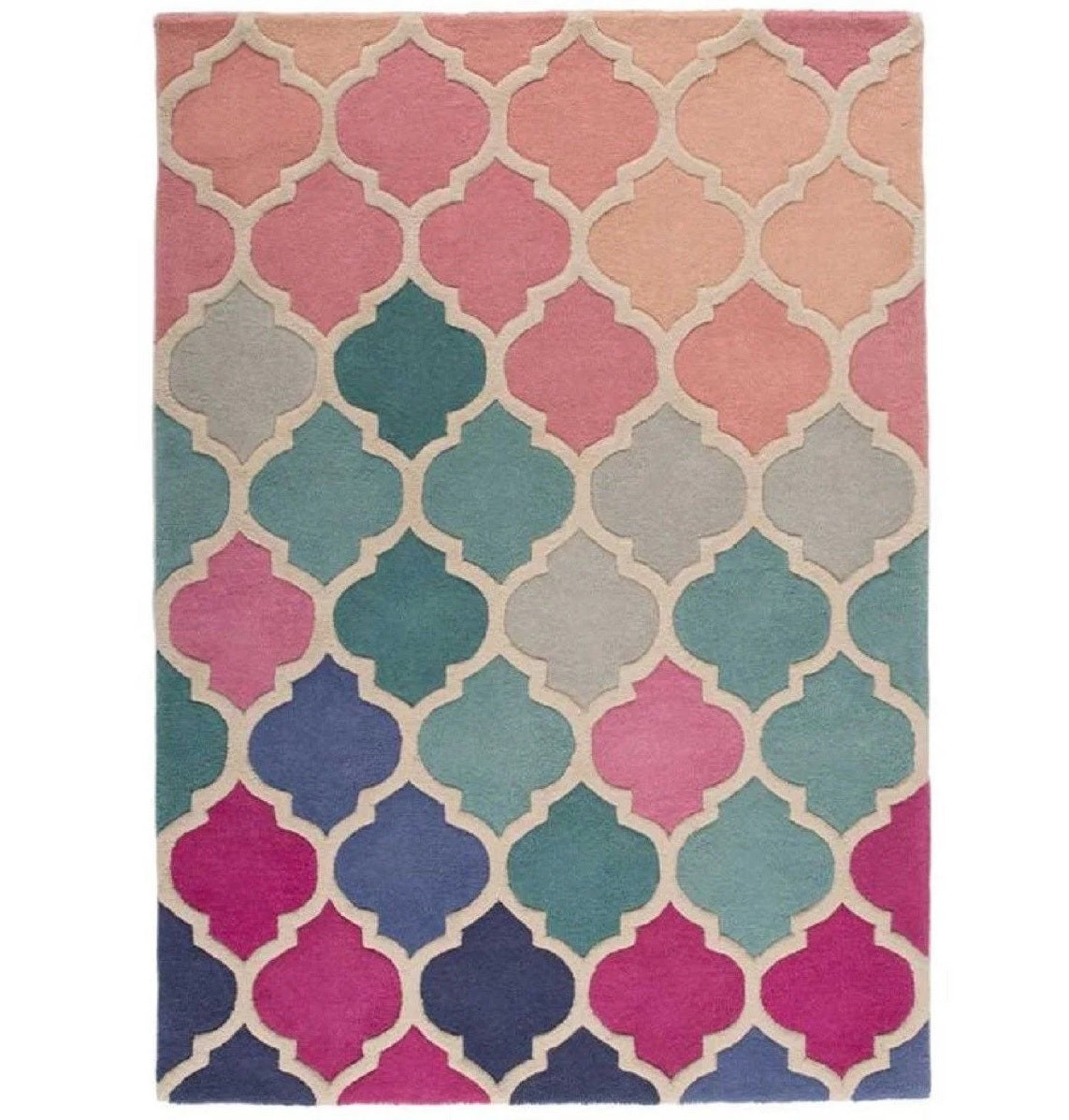 Tapis de salon en laine ROSITA - Novatrend 