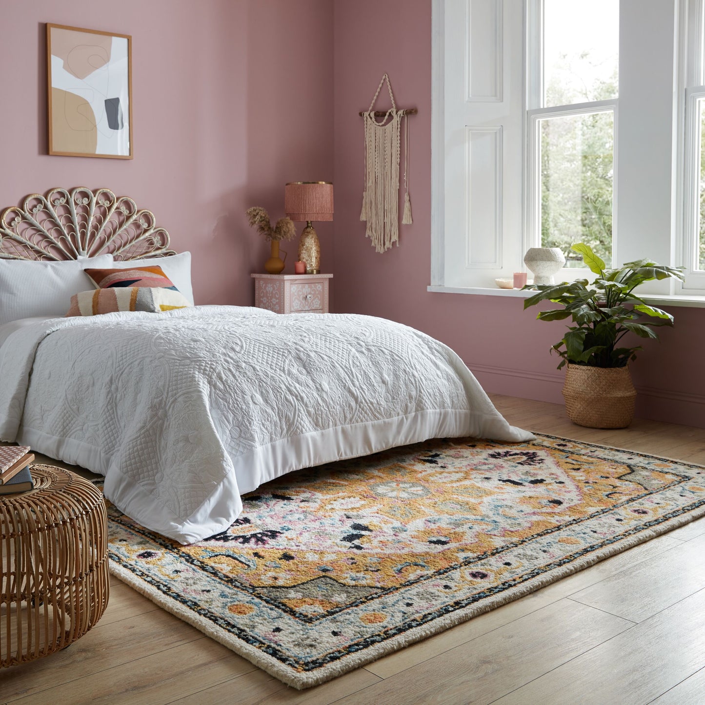 Tapis de salon pure laine style orient DALILA
