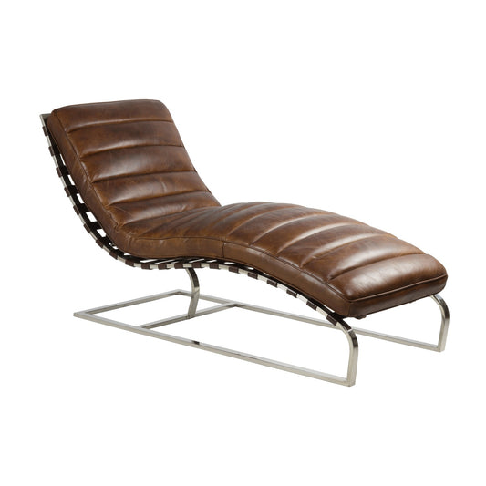 Chaise longue Philadelphia Cuir Véritable