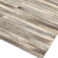 Tapis Salon Luxe Cuir de Vache PAMPA Stripes Light - Novatrend 