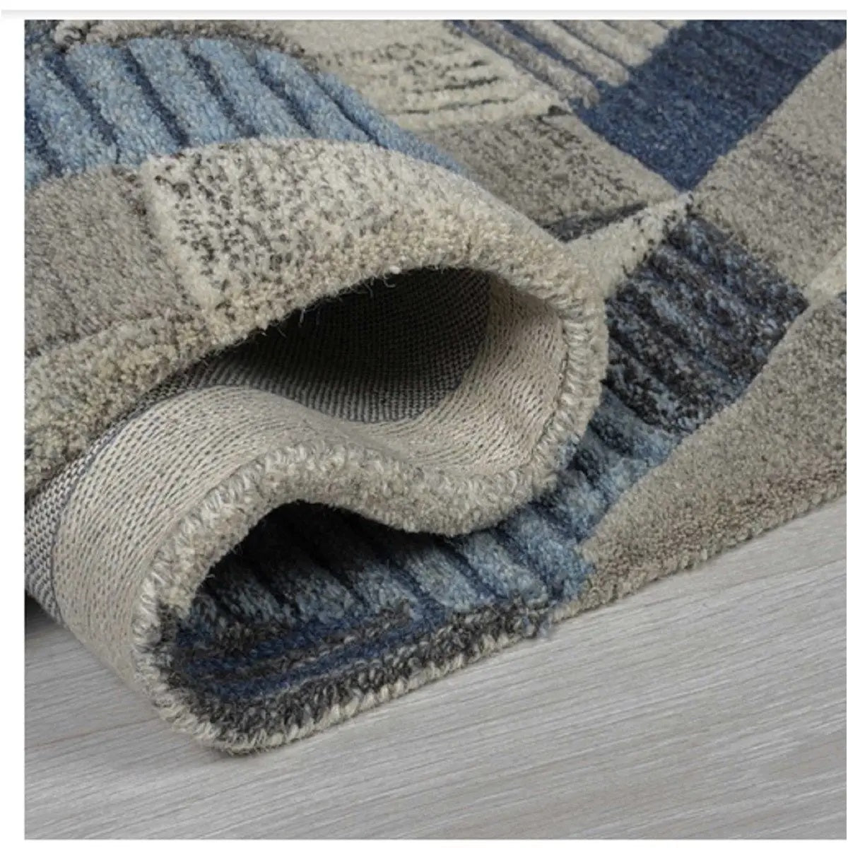 Tapis de salon pure laine tufté main RESHA - Novatrend 