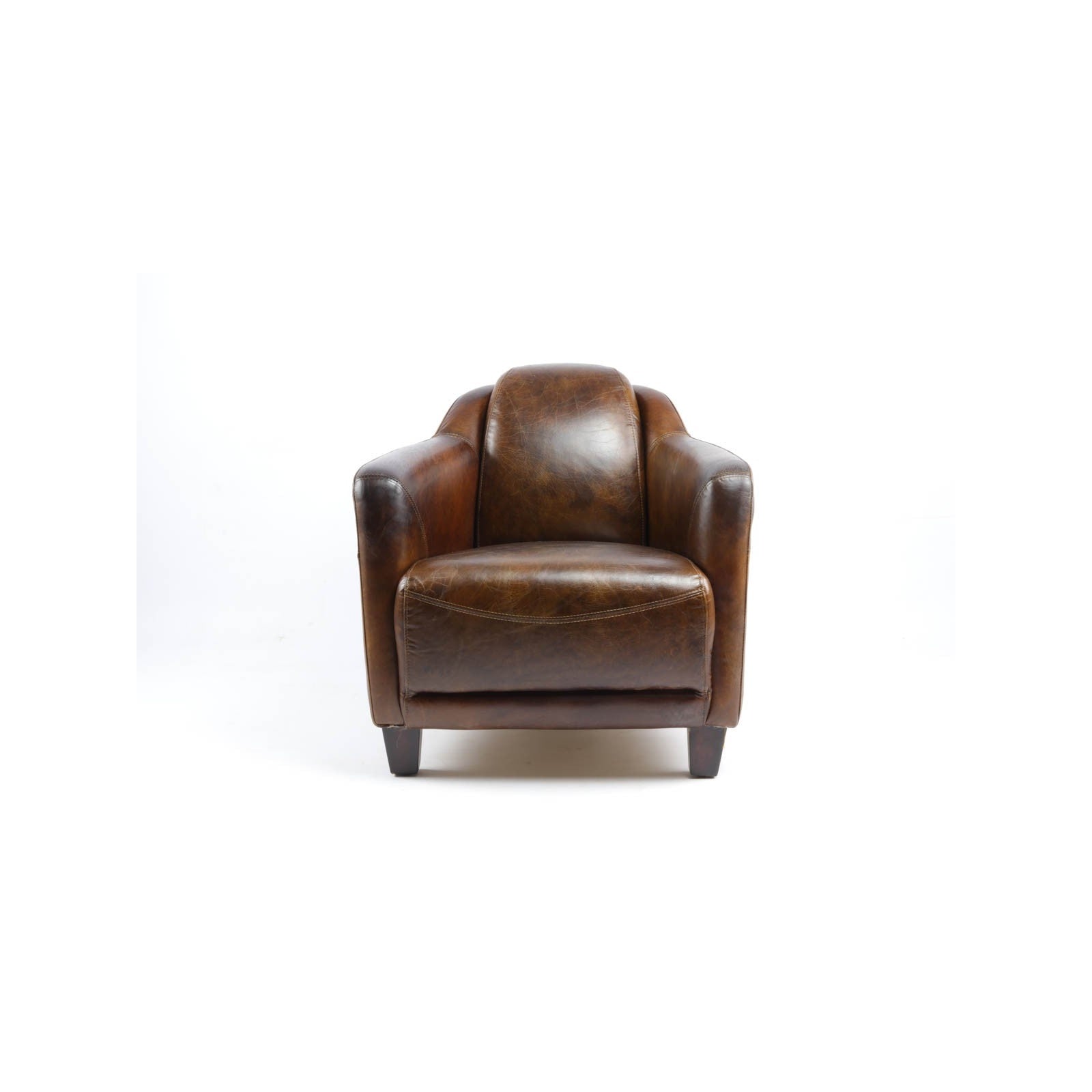 Fauteuil Gentlemen Cigar Cuir véritable