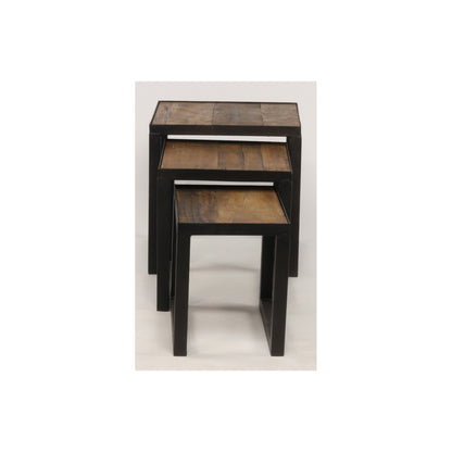Tables gigognes bois de pin design